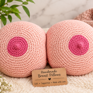 Handmade Crochet Breast Comfort Pillows – Soft, Cozy & Made with Love