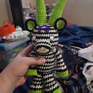 Neon Night-Mare Horror Goat